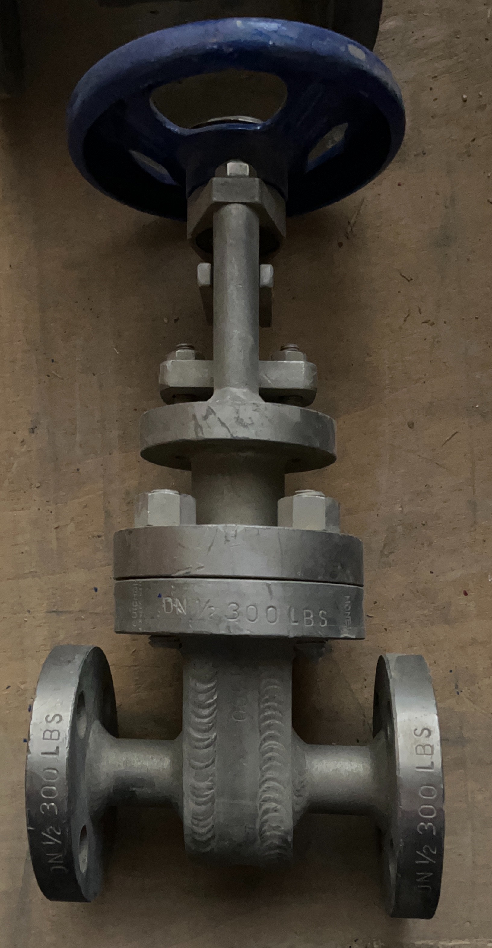 شیر دروازه ای ( Gate Valve) فرانسوی - سایز " 1/2 کلاس فشاری #300 جنس مونل