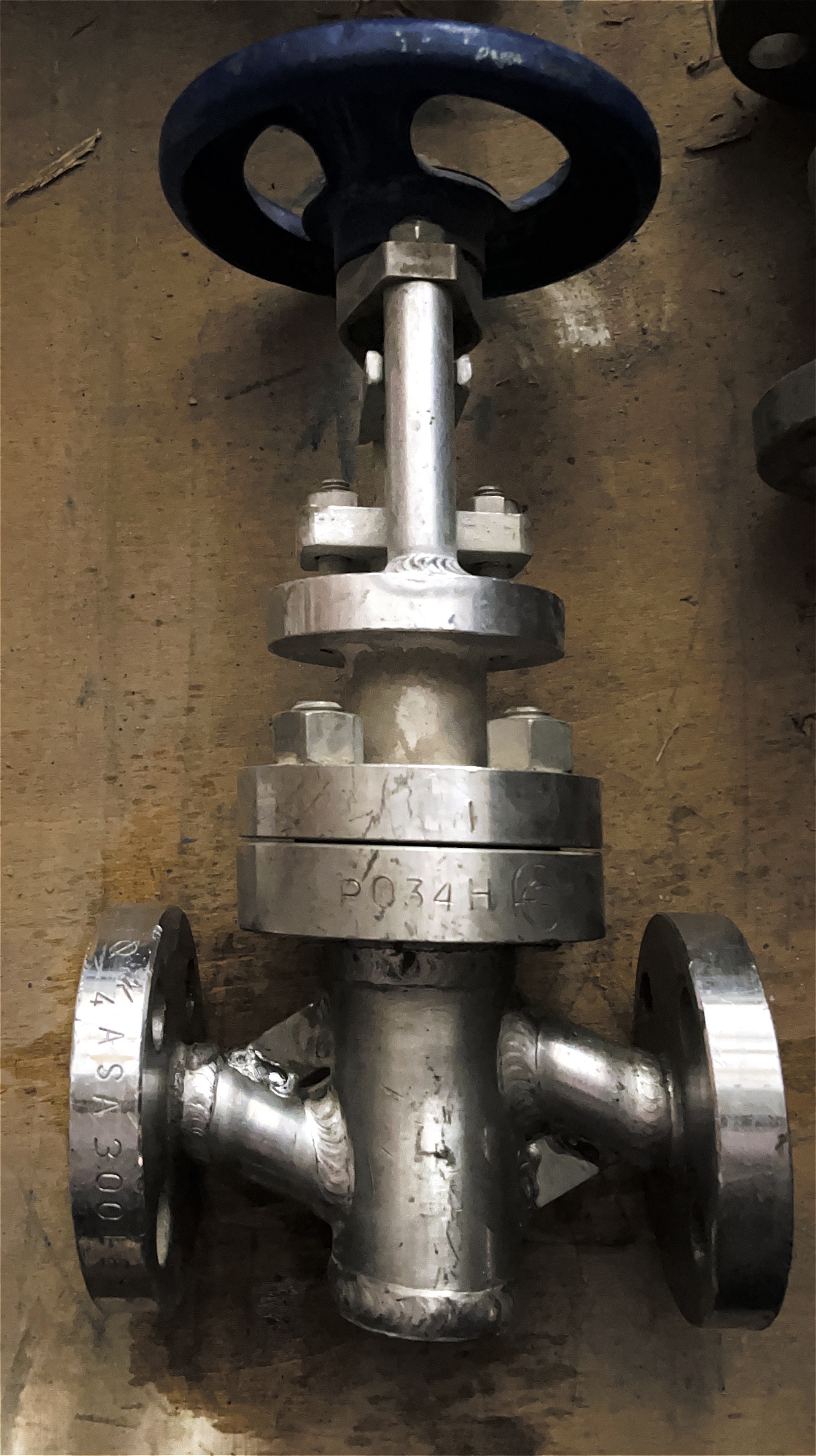 شیر بشقابی ( Globe Valve) فرانسوی - سایز " 1/4 کلاس فشاری #300 جنس اینکونل