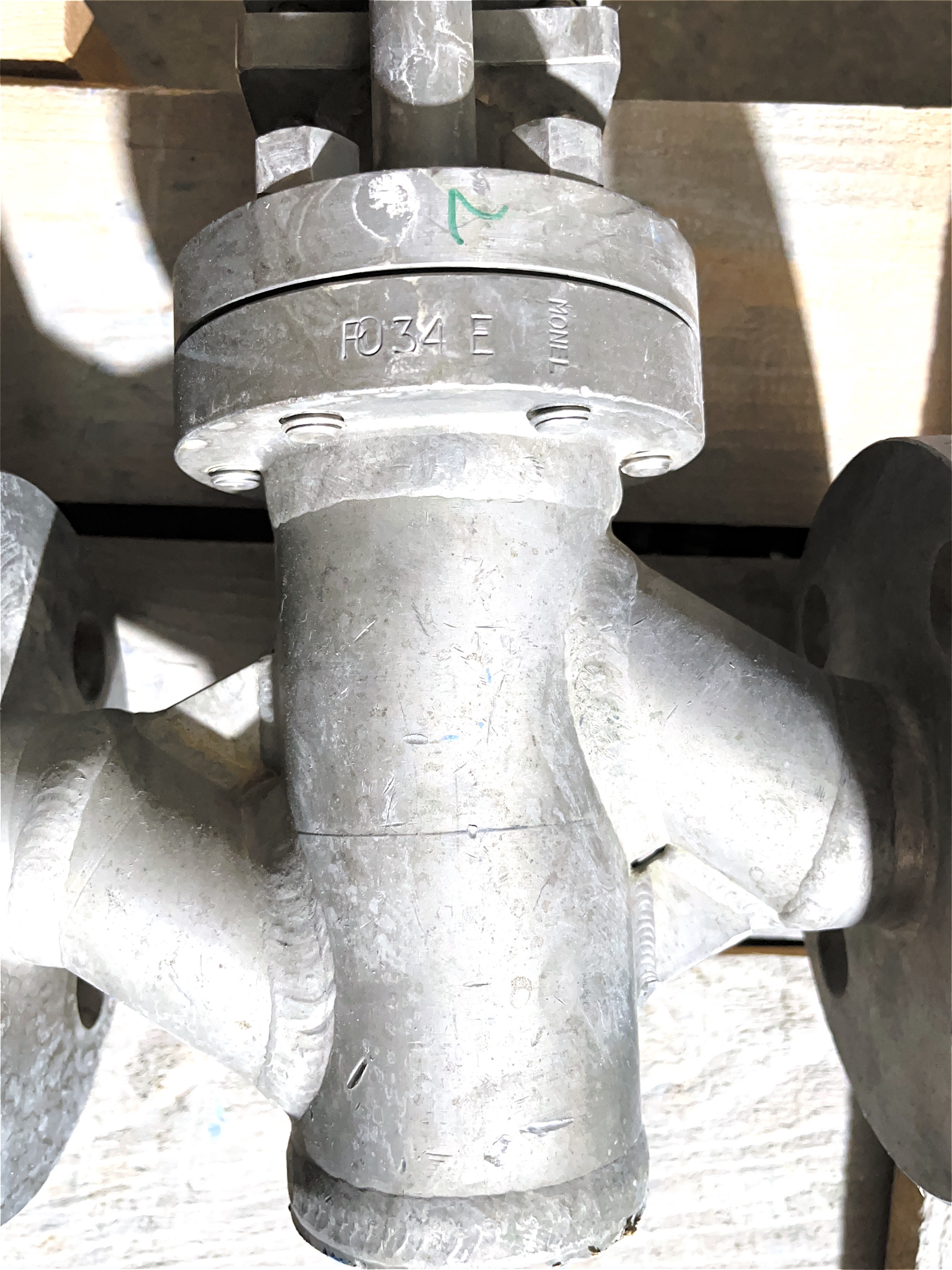 شیر بشقابی ( Globe Valve) فرانسوی - سایز " 1/2 1 کلاس فشاری #300 جنس مونل